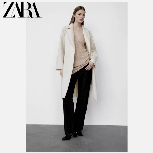 Zara Textured Coat - Picture 5 of 8
